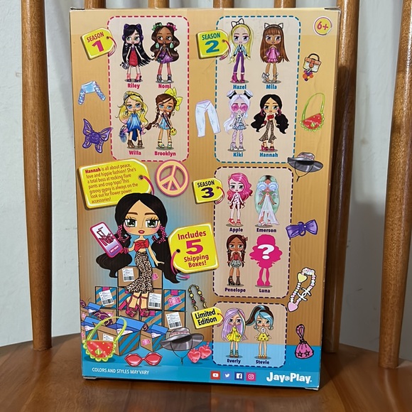 Boxy Girls Doll Hannah. Season 2 Fashion Doll with 5 Online packages to unbox. - Picture 5 of 5